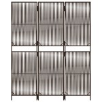 vidaXL Separator de cameră cu 3 panouri, maro, poliratan vidaXL Separator de cameră cu 3 panouri, maro, poliratan