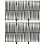 vidaXL Separator de cameră cu 3 panouri, gri, poliratan vidaXL Separator de cameră cu 3 panouri, gri, poliratan