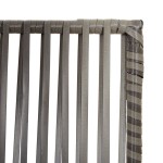 vidaXL Separator de cameră cu 3 panouri, gri, poliratan vidaXL Separator de cameră cu 3 panouri, gri, poliratan
