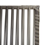 vidaXL Separator de cameră cu 4 panouri, gri, poliratan vidaXL Separator de cameră cu 4 panouri, gri, poliratan