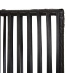 vidaXL Separator de cameră cu 6 panouri, negru, poliratan vidaXL Separator de cameră cu 6 panouri, negru, poliratan