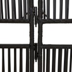 vidaXL Separator de cameră cu 6 panouri, negru, poliratan vidaXL Separator de cameră cu 6 panouri, negru, poliratan