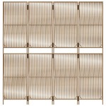 vidaXL Separator de cameră cu 4 panouri, bej, poliratan vidaXL Separator de cameră cu 4 panouri, bej, poliratan