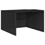 vidaXL Garaj pentru mașina de tuns iarba negru 86x90x52/57cm poliratan vidaXL Garaj pentru mașina de tuns iarba negru 86x90x52/57cm poliratan