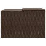 vidaXL Garaj pentru mașina de tuns iarba maro 86x90x52/57 cm poliratan vidaXL Garaj pentru mașina de tuns iarba maro 86x90x52/57 cm poliratan
