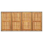 vidaXL Masă grădină, blat din lemn acacia gri 190x90x75 cm poliratan vidaXL Masă grădină, blat din lemn acacia gri 190x90x75 cm poliratan
