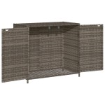vidaXL Dulap depozitare de grădină, gri, 83x45x76 cm, poliratan vidaXL Dulap depozitare de grădină, gri, 83x45x76 cm, poliratan