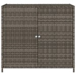 vidaXL Dulap depozitare de grădină, gri, 83x45x76 cm, poliratan vidaXL Dulap depozitare de grădină, gri, 83x45x76 cm, poliratan