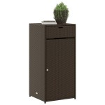 vidaXL Dulap depozitare de grădină, maro, 55x55x111 cm, poliratan vidaXL Dulap depozitare de grădină, maro, 55x55x111 cm, poliratan