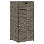 vidaXL Dulap depozitare de grădină, gri, 55x55x111 cm, poliratan vidaXL Dulap depozitare de grădină, gri, 55x55x111 cm, poliratan