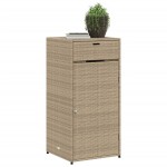 vidaXL Dulap depozitare de grădină, bej, 55x55x111 cm, poliratan vidaXL Dulap depozitare de grădină, bej, 55x55x111 cm, poliratan