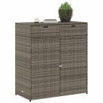 vidaXL Dulap depozitare de grădină, gri, 105x55x113 cm, poliratan vidaXL Dulap depozitare de grădină, gri, 105x55x113 cm, poliratan