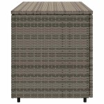 vidaXL Dulap depozitare de grădină, gri, 110x55x60,5 cm, poliratan vidaXL Dulap depozitare de grădină, gri, 110x55x60,5 cm, poliratan