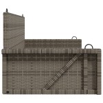 vidaXL Bancă de balansoar, gri, 119x56x48 cm, poliratan vidaXL Bancă de balansoar, gri, 119x56x48 cm, poliratan