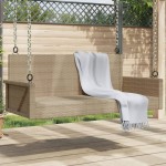 vidaXL Bancă de balansoar, bej, 119x56x48 cm, poliratan vidaXL Bancă de balansoar, bej, 119x56x48 cm, poliratan