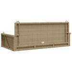 vidaXL Bancă de balansoar, bej, 119x56x48 cm, poliratan vidaXL Bancă de balansoar, bej, 119x56x48 cm, poliratan
