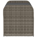 vidaXL Bancă de depozitare cu pernă, gri, 115x51x52 cm, poliratan vidaXL Bancă de depozitare cu pernă, gri, 115x51x52 cm, poliratan