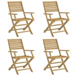 vidaXL Scaune grădină pliante 4 buc 54,5x61,5x86,5cm lemn masiv acacia vidaXL Scaune grădină pliante 4 buc 54,5x61,5x86,5cm lemn masiv acacia