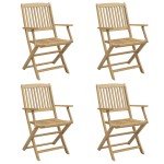 vidaXL Scaune grădină pliante 4 buc. 57,5x54,5x90 cm lemn masiv acacia vidaXL Scaune grădină pliante 4 buc. 57,5x54,5x90 cm lemn masiv acacia
