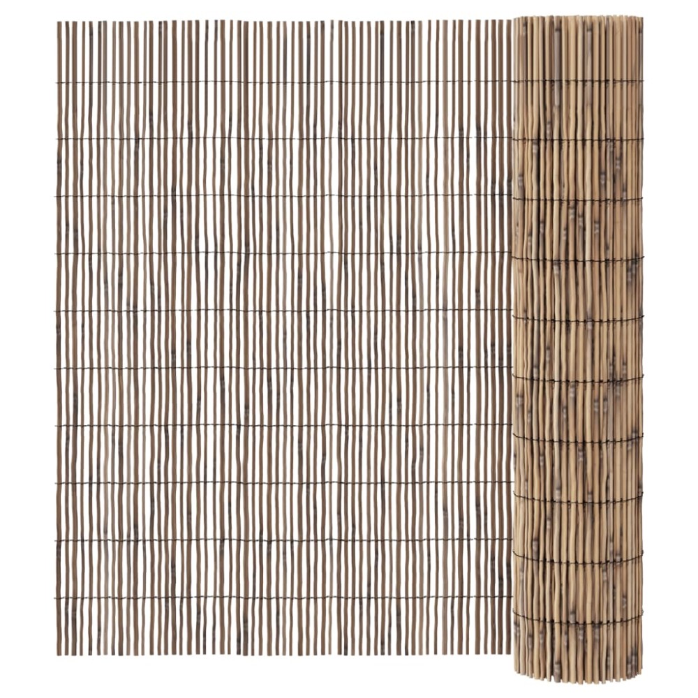 vidaXL Gard de grădină, 400x100 cm, stuf