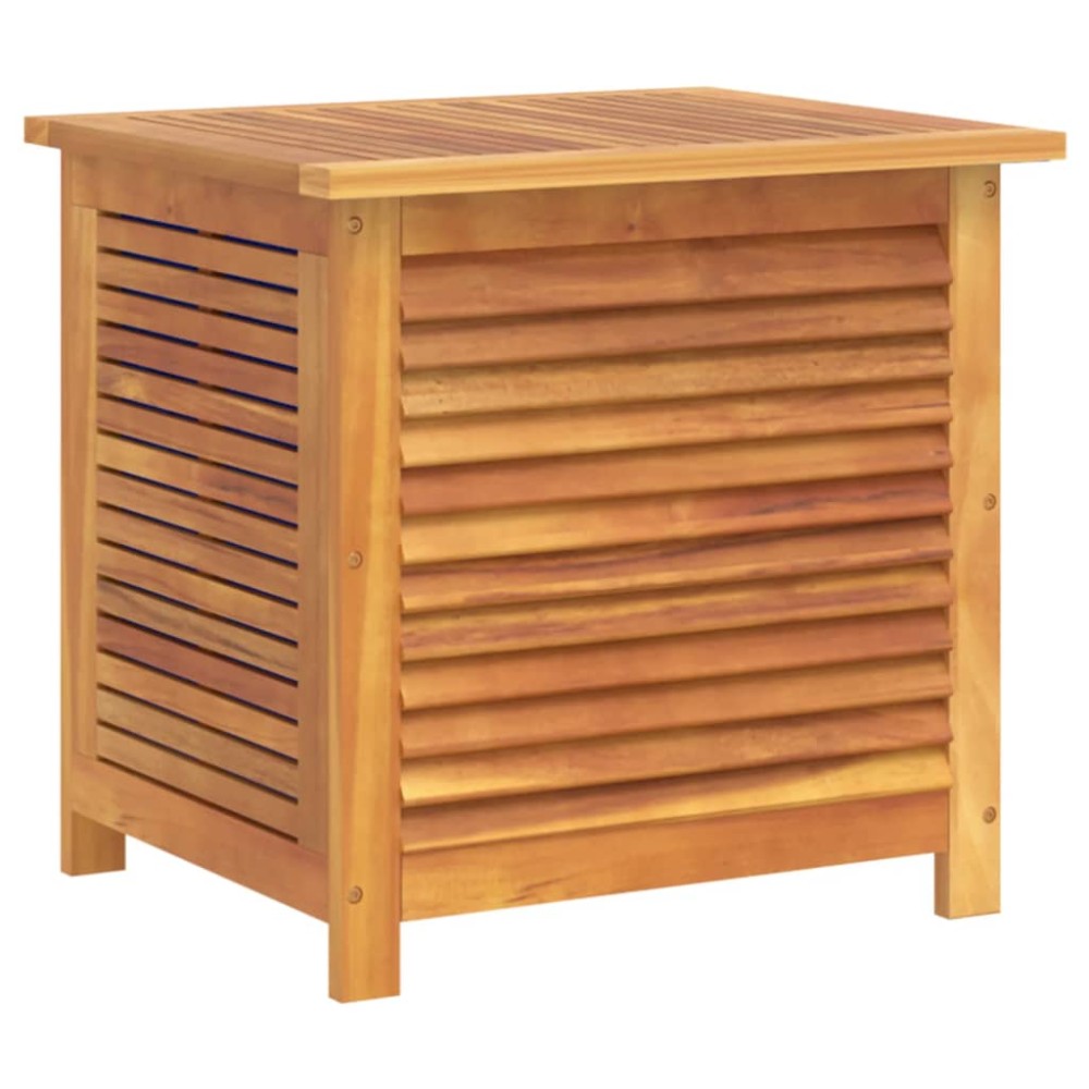 vidaXL Ladă depozitare grădină cu grilaj 60x50x56 cm lemn masiv acacia