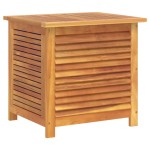 vidaXL Ladă depozitare grădină cu grilaj 60x50x56 cm lemn masiv acacia vidaXL Ladă depozitare grădină cu grilaj 60x50x56 cm lemn masiv acacia