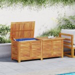 vidaXL Ladă depozitare grădină cu grilaj 150x50x56cm lemn masiv acacia vidaXL Ladă depozitare grădină cu grilaj 150x50x56cm lemn masiv acacia