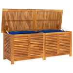 vidaXL Ladă depozitare grădină cu grilaj 150x50x56cm lemn masiv acacia vidaXL Ladă depozitare grădină cu grilaj 150x50x56cm lemn masiv acacia
