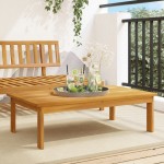 vidaXL Masă de grădină, 100x60x30 cm, lemn masiv de acacia vidaXL Masă de grădină, 100x60x30 cm, lemn masiv de acacia