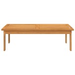vidaXL Masă de grădină, 100x60x30 cm, lemn masiv de acacia vidaXL Masă de grădină, 100x60x30 cm, lemn masiv de acacia