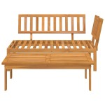 vidaXL Set canapea din paleți de grădină, 2 piese, lemn masiv acacia vidaXL Set canapea din paleți de grădină, 2 piese, lemn masiv acacia