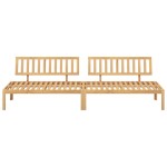vidaXL Set canapele mijloc paleți de grădină 2 buc. lemn masiv acacia vidaXL Set canapele mijloc paleți de grădină 2 buc. lemn masiv acacia