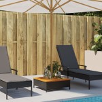 vidaXL Mască suport umbrelă de soare negru 70x70x25cm poliratan/acacia vidaXL Mască suport umbrelă de soare negru 70x70x25cm poliratan/acacia