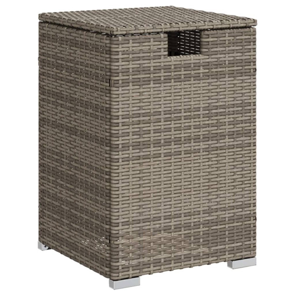 vidaXL Masă mască acoperire rezervor propan gri 40x40x60 cm poliratan