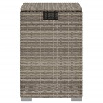 vidaXL Masă mască acoperire rezervor propan gri 40x40x60 cm poliratan vidaXL Masă mască acoperire rezervor propan gri 40x40x60 cm poliratan