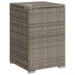 vidaXL Masă mască acoperire rezervor propan gri 40x40x60 cm poliratan vidaXL Masă mască acoperire rezervor propan gri 40x40x60 cm poliratan