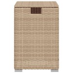 vidaXL Masă mască acoperire rezervor propan bej 40x40x60 cm poliratan vidaXL Masă mască acoperire rezervor propan bej 40x40x60 cm poliratan