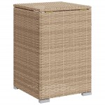 vidaXL Masă mască acoperire rezervor propan bej 40x40x60 cm poliratan vidaXL Masă mască acoperire rezervor propan bej 40x40x60 cm poliratan