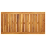 vidaXL Masă de grădină, 110x56x75 cm, lemn masiv de acacia