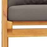 vidaXL Banchetă de grădină cu pernă, 120 cm, lemn masiv de acacia vidaXL Banchetă de grădină cu pernă, 120 cm, lemn masiv de acacia