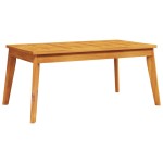 vidaXL Masă de grădină, 100x55x45 cm, lemn masiv de acacia vidaXL Masă de grădină, 100x55x45 cm, lemn masiv de acacia