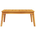 vidaXL Masă de grădină, 100x55x45 cm, lemn masiv de acacia vidaXL Masă de grădină, 100x55x45 cm, lemn masiv de acacia