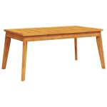 vidaXL Masă de grădină, 100x55x45 cm, lemn masiv de acacia vidaXL Masă de grădină, 100x55x45 cm, lemn masiv de acacia