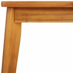vidaXL Masă de grădină, 100x55x45 cm, lemn masiv de acacia vidaXL Masă de grădină, 100x55x45 cm, lemn masiv de acacia