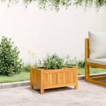 vidaXL Jardinieră de grădină cu căptușeală, 54x31x30 cm, lemn acacia