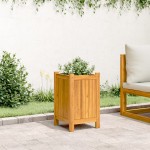vidaXL Jardinieră de grădină cu căptușeală, 31x31x50 cm, lemn acacia vidaXL Jardinieră de grădină cu căptușeală, 31x31x50 cm, lemn acacia