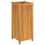 vidaXL Jardinieră de grădină cu căptușeală, 42x42x100 cm, lemn acacia vidaXL Jardinieră de grădină cu căptușeală, 42x42x100 cm, lemn acacia