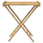 vidaXL Masa pliabilă cu tavă, 70,5x42,5x80 cm, bambus vidaXL Masa pliabilă cu tavă, 70,5x42,5x80 cm, bambus