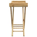 vidaXL Masa pliabilă cu tavă, 70,5x42,5x80 cm, bambus vidaXL Masa pliabilă cu tavă, 70,5x42,5x80 cm, bambus
