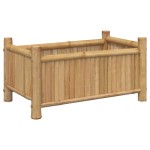 vidaXL Jardinieră, 50x30x25 cm, bambus vidaXL Jardinieră, 50x30x25 cm, bambus